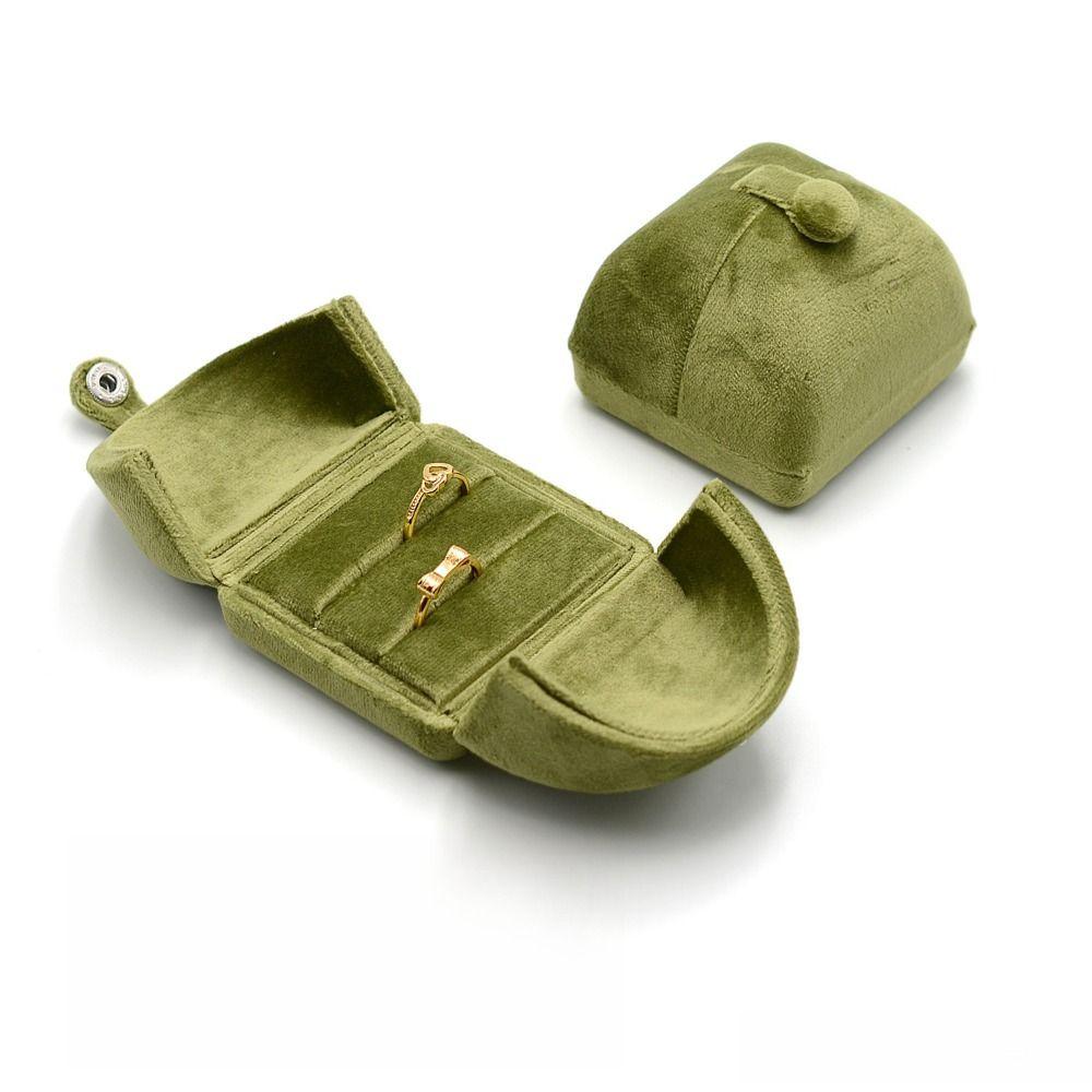 Luxury Velvet Jewelry Box Vintage Jewelry Display Holder Necklace Bracelet Case  Jewelry Storage
