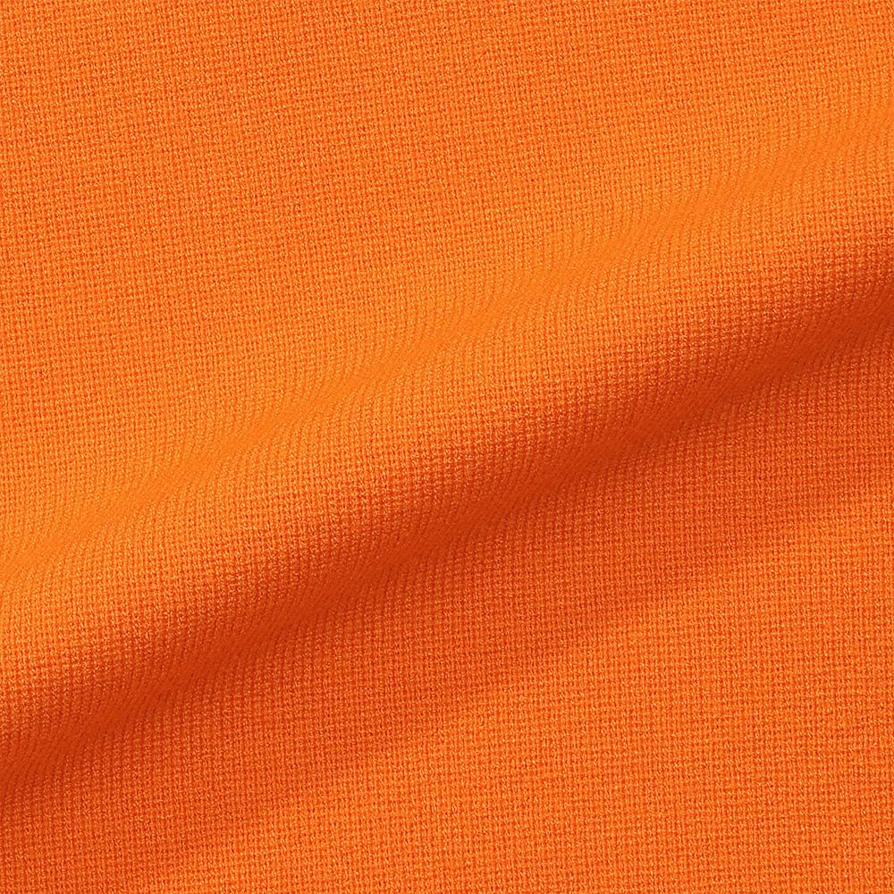 MALBON GOLF Basic Round Sweater Orange (Man)