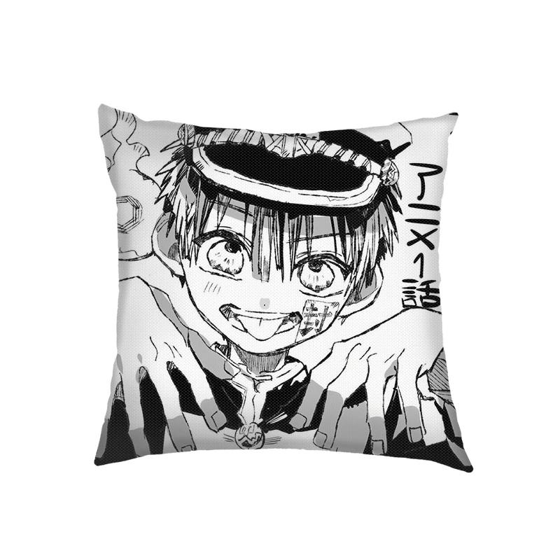 Toilet Bound Hanako Kun Druck Kissenbezug Houkago Shounen Hanako-kun Kissenbezug Sofa Heimdekor Cartoon Zierkissenbezüge