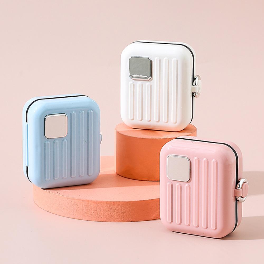 

7 Compartments Weekly Pill Box Portable Vitamin Container Small Pill Dispenser Vitamins білий