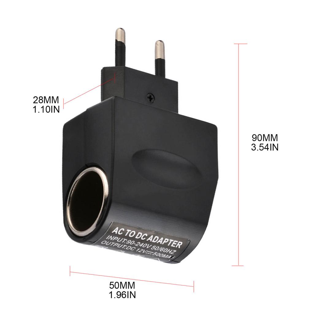 Multipurpose AC 220V To for DC 12V Adapter Vehicle Cigarette Lighter Converter P