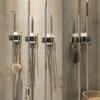 Wall Mounted Punch-free Mop Clamp Bathroom Wall Hanging Mop Rack Broom Storage Rack Multifunctional Hook Multi-use Sticky Hook