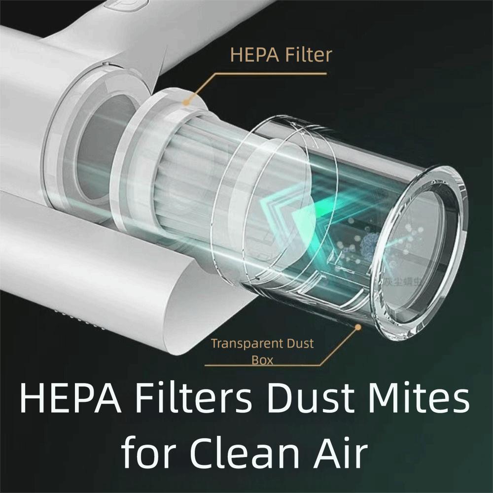 Tiefenreinigung Handstaubsauger für Betten Starke Saugkraft Milbensauger Matratzenreinigung