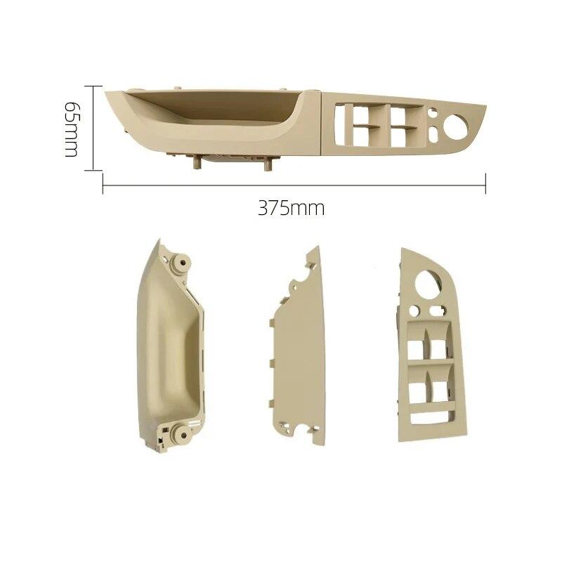 Gray Beige Black Left Right Car Interior Handle Inner Door Armrest Panel Pull Trim Cover For BMW 3 Series E90 E91 328 330 335