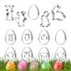 Easter Rabbit Holy Cookie Cutter Egg Fondant Mastic Frame Mold Pastry Kitchen Accessories Bakery Cake Tools for Baking