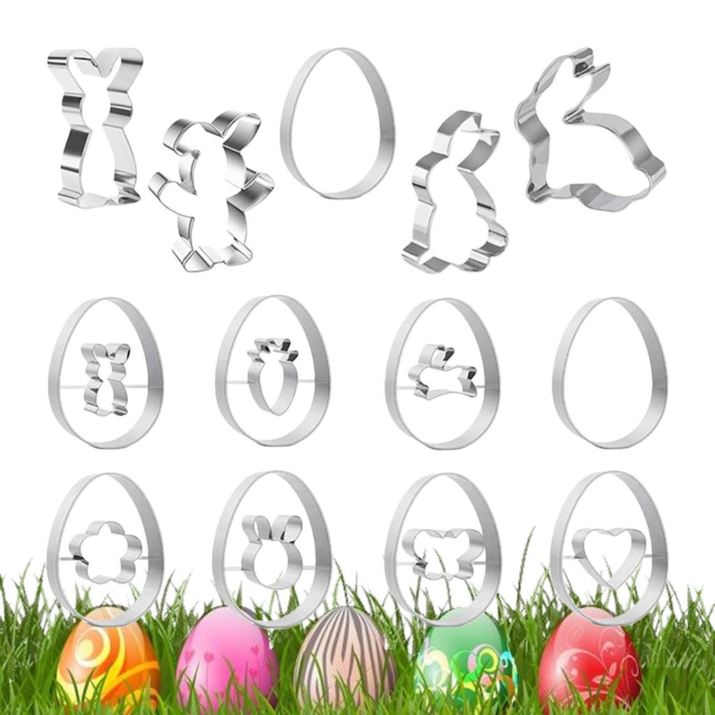 Easter Rabbit Holy Cookie Cutter Egg Fondant Mastic Frame Mold Pastry Kitchen Accessories Bakery Cake Tools for Baking