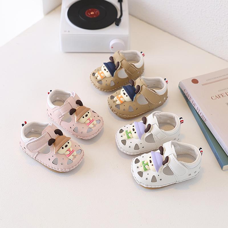 Male and Female Infants and Toddlers Soft-soled Summer New Sandals 0-1-year-old Toddler Shoes Beginner Baby Shoes