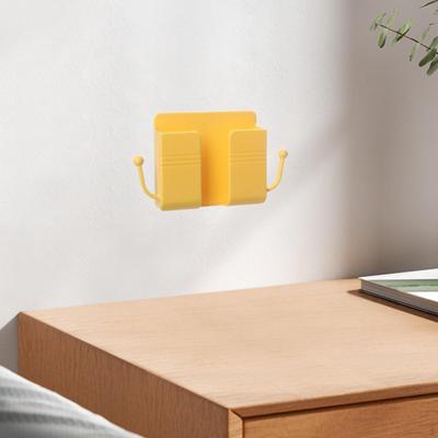 Sleek Wall Mount Phone Holder Storage Solution for Home And Office