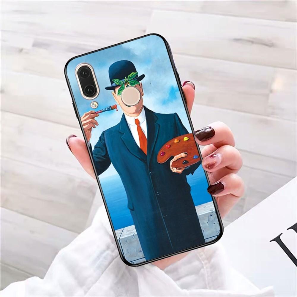 Rene Magritte Phone Case For Redmi 5 6 7 8 9 10 plus pro 6 7 8 9 A GO K20 K30 K40 pro plus F3 Fundas
