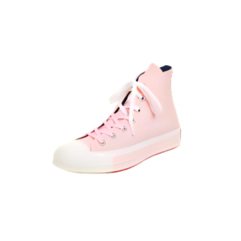 Converse Chuck Taylor All Star 1970s Comfortable and Versatile High-Top Canvas Shoes Unisex Pink White