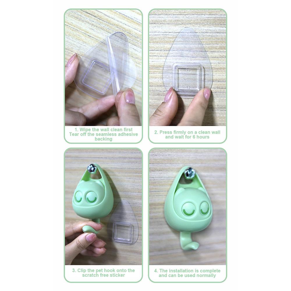 Useful Things For Kitchen Housheold Cute Winking Cat Hook Strong Load-bearing Storage Hook For Bedroom Home Accessories