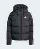 Adidas Climawarm 3-Stripe Puffer Down Hooded Jacket - Black / Jw3429