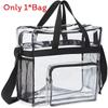 Pvc Transparent Travel Makeup Organizer With Sealed Closure For Suitcase Storage