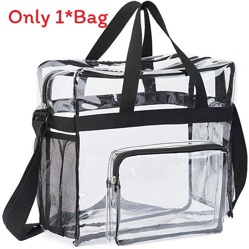 Pvc Transparent Travel Makeup Organizer With Sealed Closure For Suitcase Storage