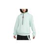 Sabrina Letter Label Kapuzenpullover mit Fleecefutter, lässiges Sweatshirt für Damen, Eis-Smaragdgrün FJ4450-346