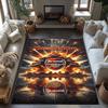 Arsenal Personalized Name Area Rug Perfect for Game Room Balcony Playrooms Entryway Antislip Carpet Anime Office Decor Birthday/Christmas Gift