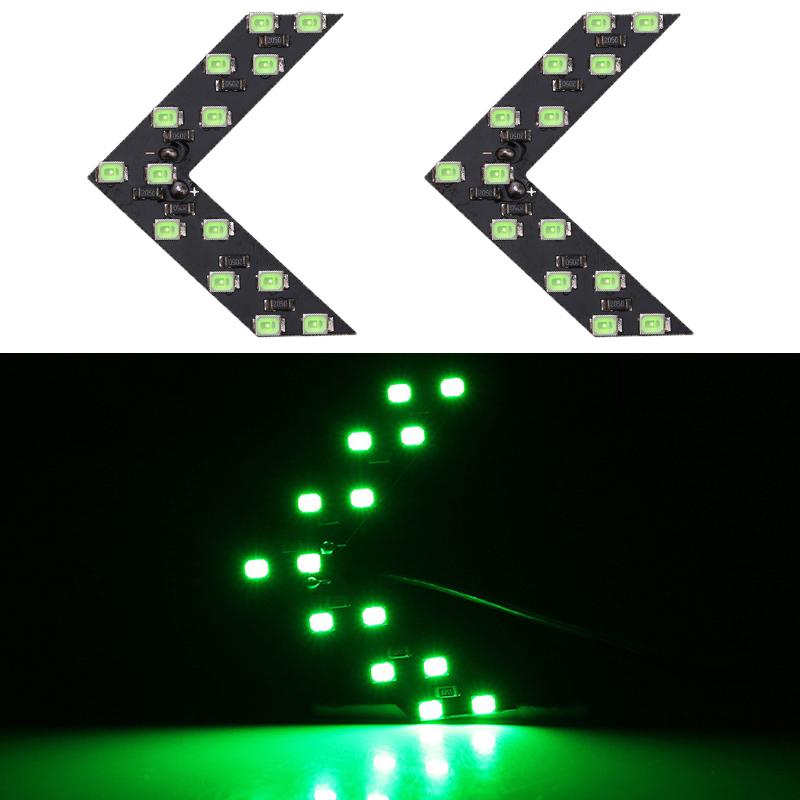 2Pcs Car Rearview Mirror Indicator LED Turn Signal Light Safety Driving Warning Light 14SMD 12V LED Rearview Mirror Mirror Light