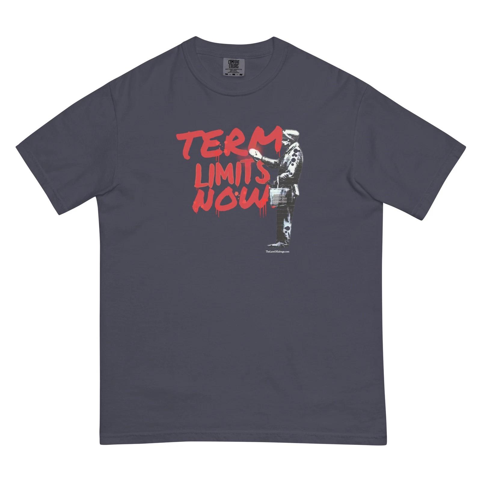 Term Limits Now - Unisex garment-dyed heavyweight t-shirt L