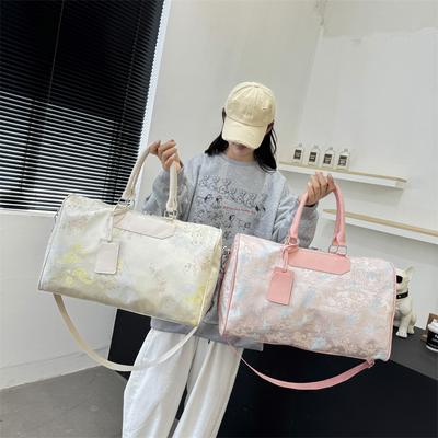 Travel Bag Women's Large-capacity Portable Light National Style Luggage Bag Short Business Trip Fitness Tote Bag Storage Bag