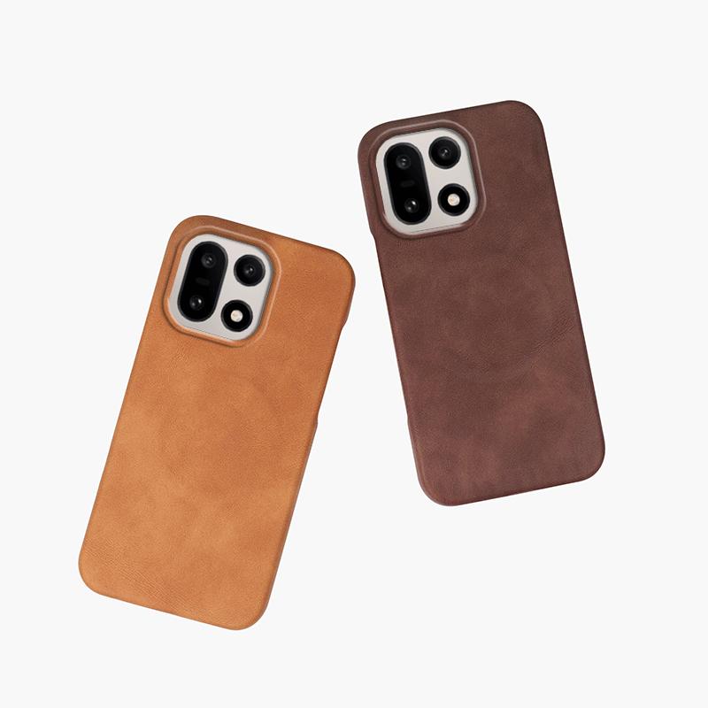 Schafsleder PU Leder Magnetische Kabellose Ladehülle Für Oneplus 15 Rahmenlose Stoßfeste Hülle Für Oneplus 15 1+15 Hülle