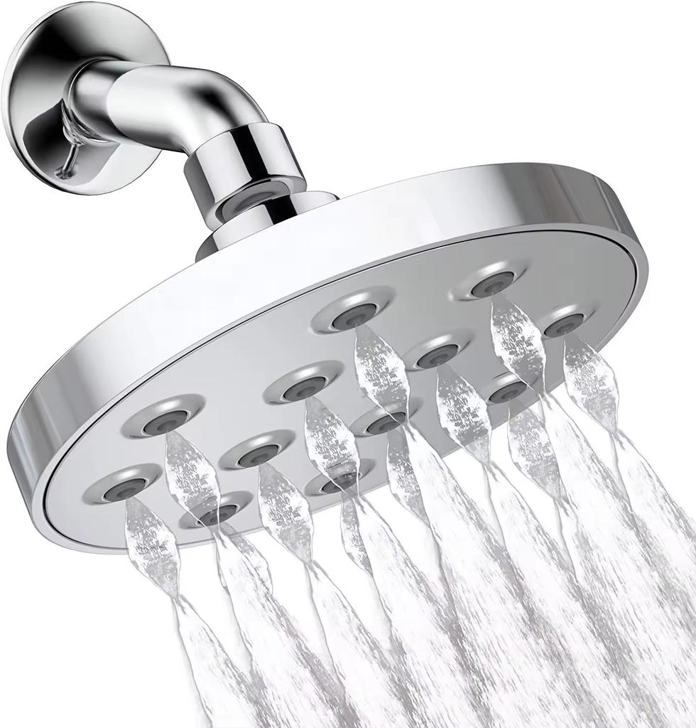 High Pressure Powerful Rain Showerhead Chrome ABS Shower Head