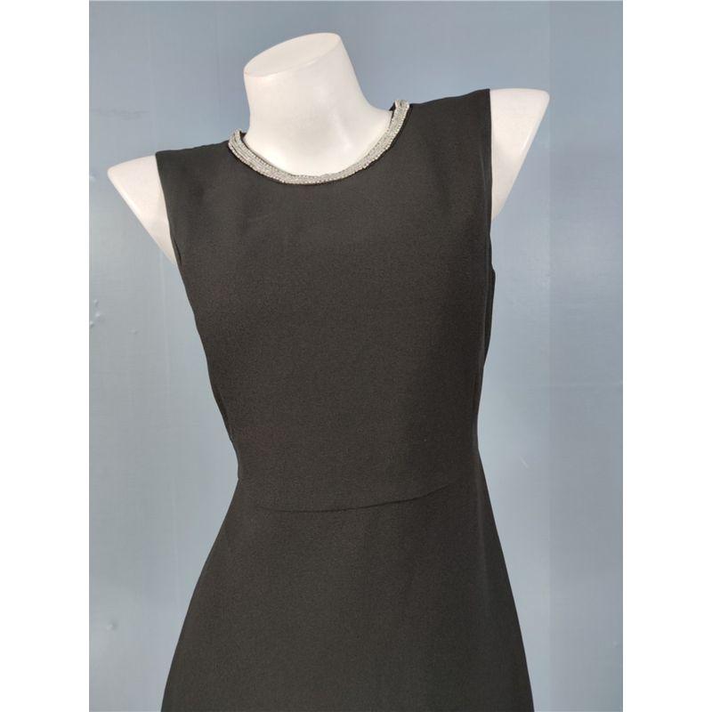 Export Single French Fashion Spring New Arrival Hepburn Cinched Sleeveless Beaded Classy Design Socialite Dress Short