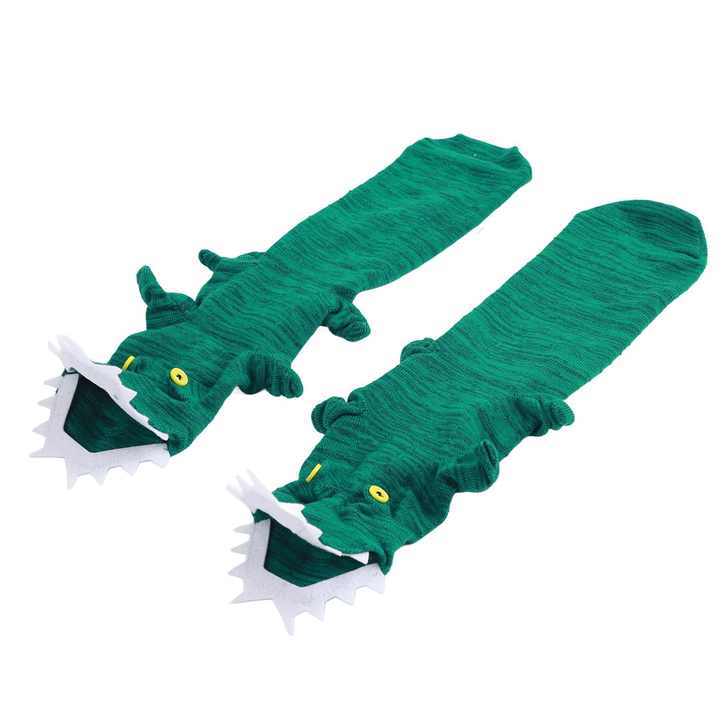 

Вязаные носки для женщин и мужчин, милые вязаные носки с животными, забавный узор для вязания, носки с манжетами