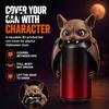 Stain Proof Jar Closures 3D Printed Bat Can Cover Reusable Soda Protector Lid Cute Animal Camping Beer Toppers Drink Dust Cap for Beverage Cans Fun
