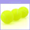 Durable 6.5cm Rubber Ball For Pets Bright Green And Orange