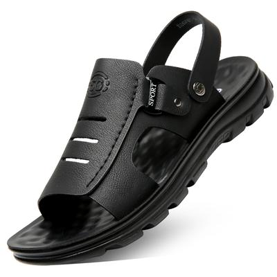 Summer Mens Sandals Comfortable Flats Genuine Leather Men Shoes High Quality Casual Shoes for Man