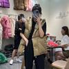 Autumn and winter down vest women's loose hooded thickened white duck down fashion casual vest vest vest tide