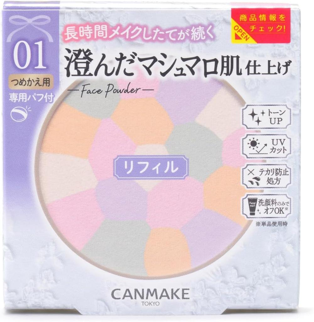 Canmake Face Powder Marsh Mallow Finish Refill 01 Dearest Bouquet 4.0g