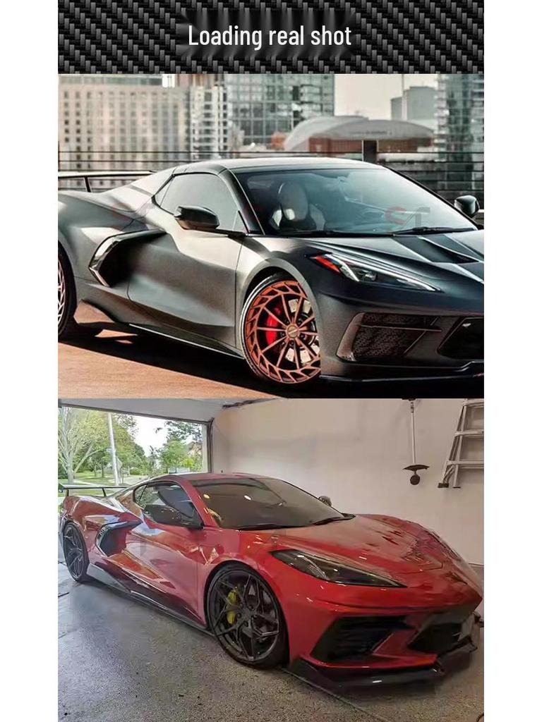 Chevrolet Corvette C8 Carbon Fiber Side Skirts & Body Kit Accessories