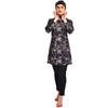 New 2-piece Muslim Women's Modest Muslim Swimwear Full Coverage Swimsuit Islamic Headscarf Beachwear Burkini Swimsuit (without Headscarf)