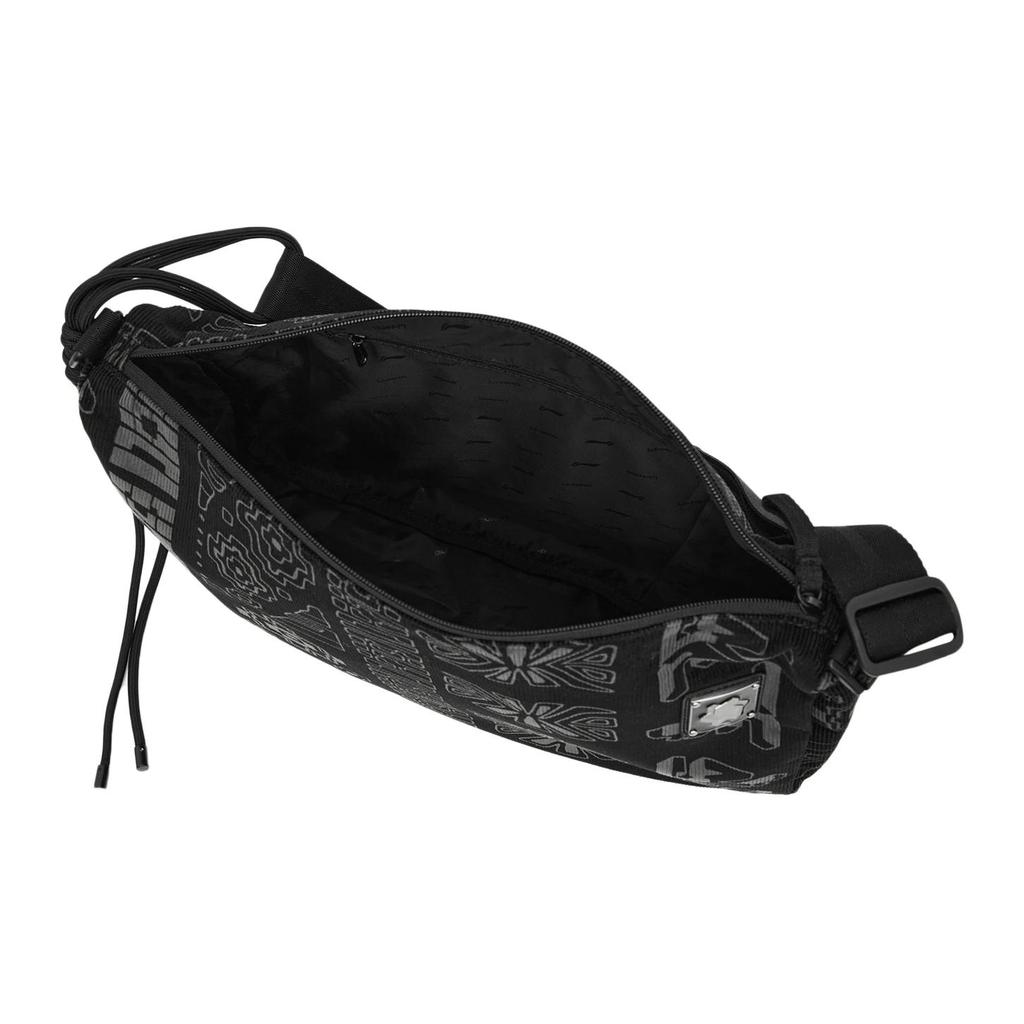 New LiNing Chinese Culture Series Cotton Shoulder Bag, Crossbody Bag Regular Unisex Black ABDT277-1