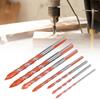 7 Pcs 3, 4, 5, 6, 8, 10, 12mm Multi-Material Drill Bits