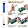 Soldering Sucker Pen Aluminum Metal Desoldering Pump Suction Tin Gun Removal Vacuum Soldering Iron Desolder Hand Welding Tools