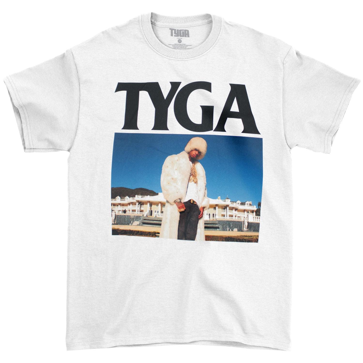 Men s Tyga Hotel California T-shirt Large White 3XL