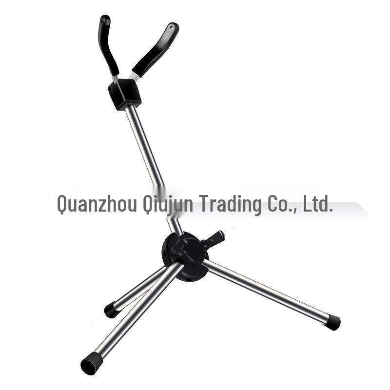 Universal Portable Folding Saxophone Stand with Storage Tube for Alto and Tenor Accessories