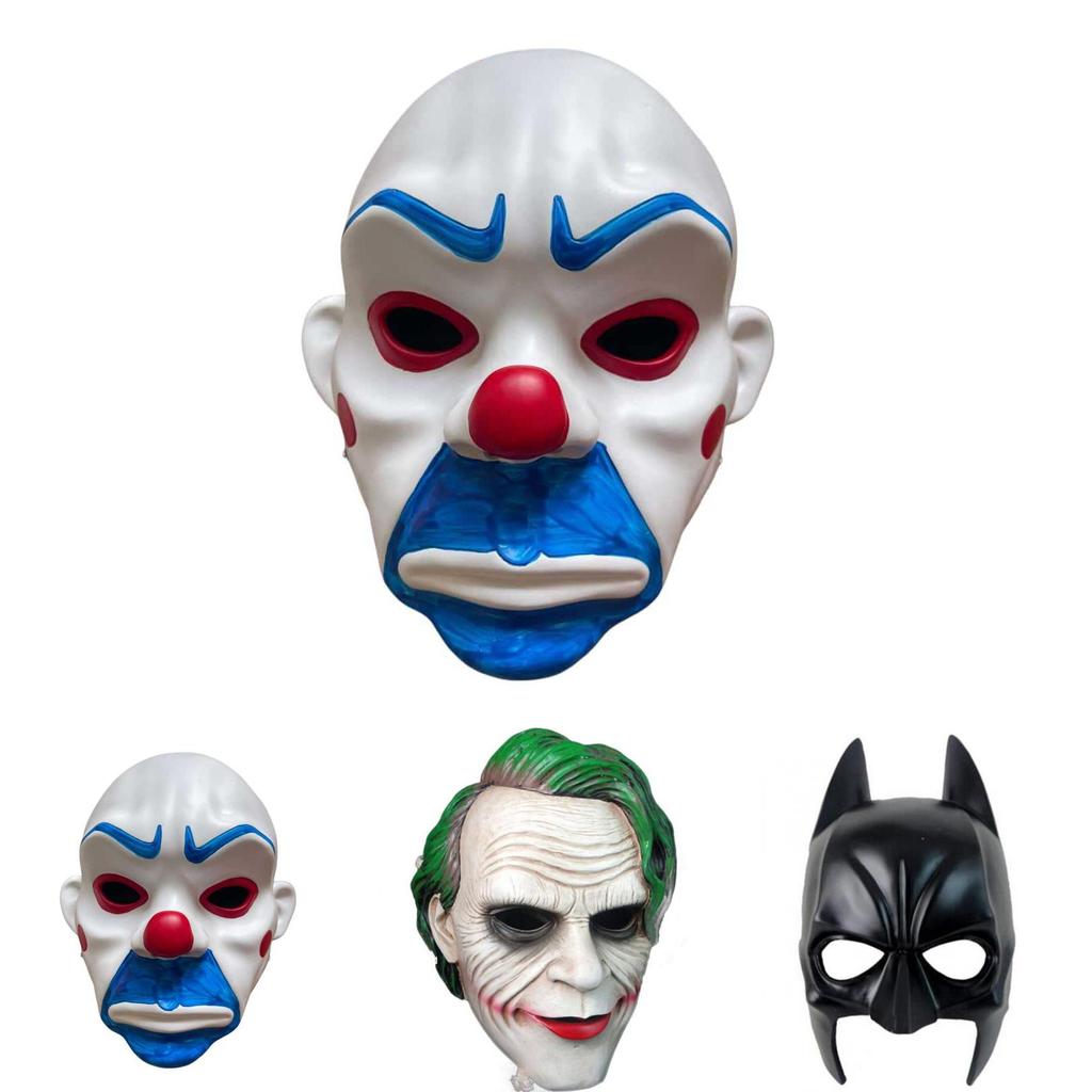Robber Joker Batman Mask Resin Cosplay Mask For Christmas And Halloween Costume And Party Decor