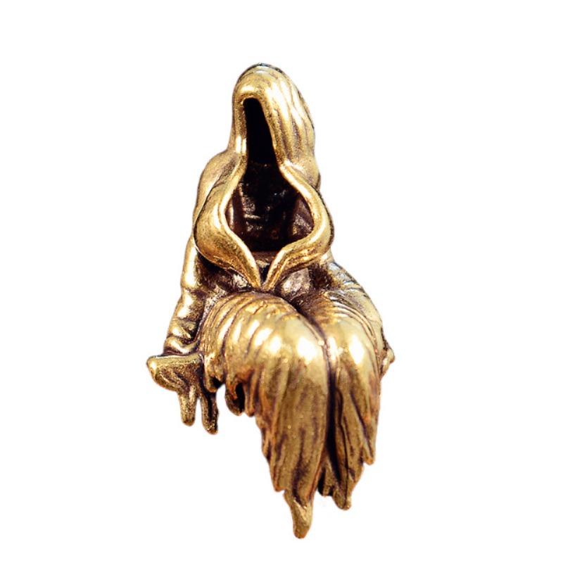 New ghost ornament office home creative crafts retro pure brass desktop ornament cross-border hot sale