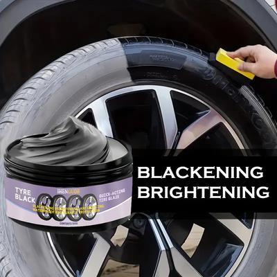 Protection Paste for Tire Polishing, 1 Piece, 100g, Long-lasting Shine Enhancer for Car, Which Tightens the Tires