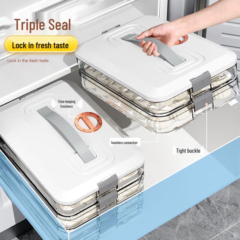 Jia Bang Shou 3-Layer Multi-function Dumpling Storage Box