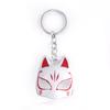 Natsumes Book Of Friends Fox Mask Keychain With Zinc Alloy Charm For Anime Fans