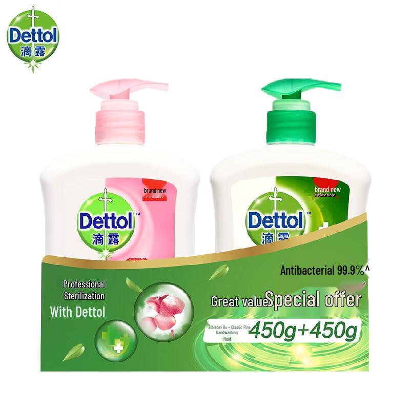 Dettol Moisturizing & Classic Pine Hand Wash Set