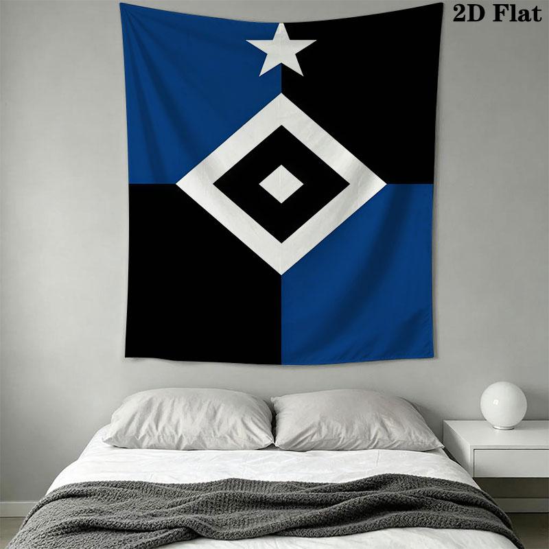 Hamburger SV A Wall Hanging Printed Fabric Blanket Decorative Tapestries for Bedroom Living Room Home Decor