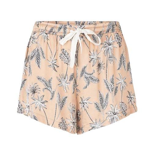 CCDK Copenhagen Womens/Ladies Woven Palm Print Relaxed Fit Shorts