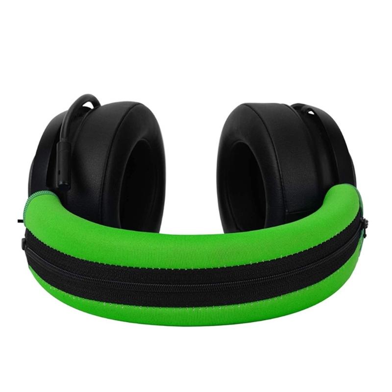 Qualified Zipper HeadBeam Covers for Kraken 7.1 V2 Gaming Headphone HeadBeam Protective Cloth Cover Accessories