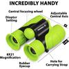 8X Binoculars for Kids Magnifying Glass & Compass Set Telescope Toy for Baby Boys & Girls Kids Binoculars Gifts for Boys Girls