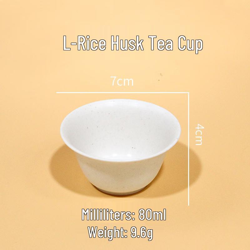 Disposable Rice Husk Kung Fu Tea Cup